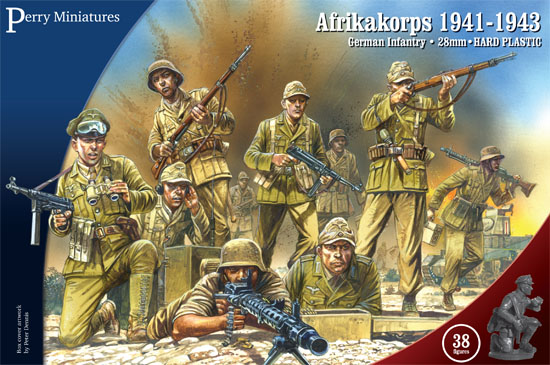 AfrikaKorps: German Infantry 1941-43 -  Perry Miniatures