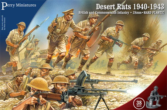 British 8th Army Desert Rats -  Perry Miniatures