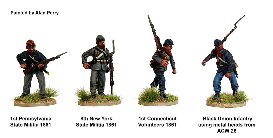 Perry Miniatures ACW3 AMERICAN CIVIL WAR Union Generals Mounted